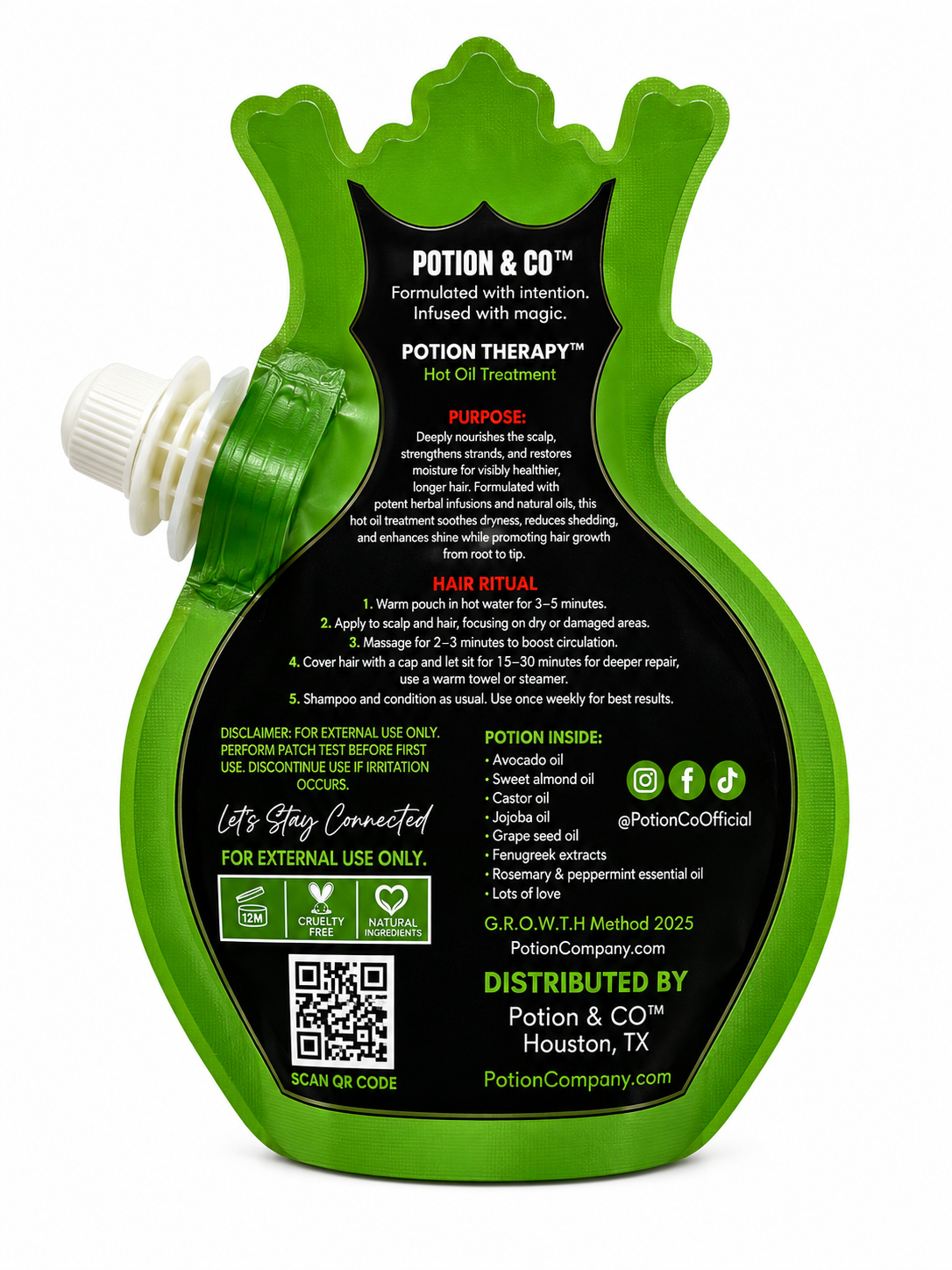 Potion Therapy Hot Oil Treatment – Deep Repair & Growth Booster
